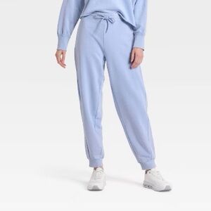 Women's Mid-Rise Fleece Jogger Pants - Universal Thread™ Hydrangea Blue M & L